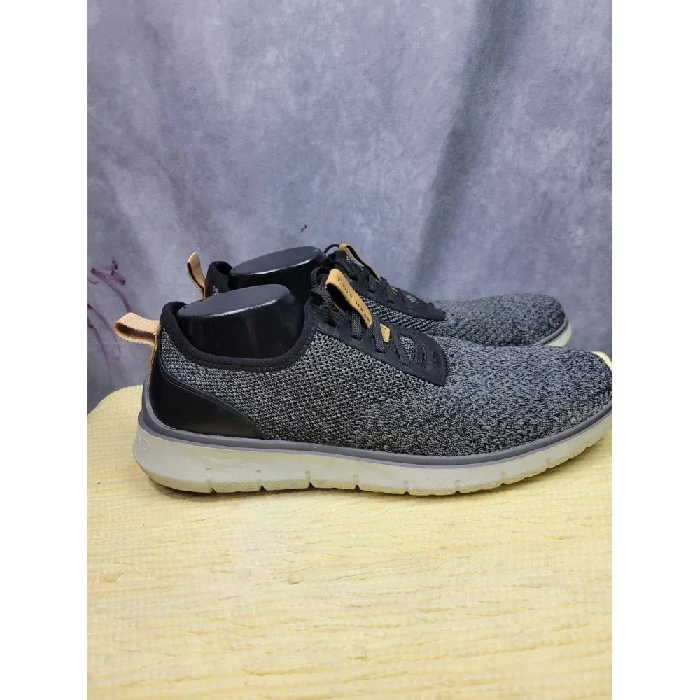 Cole Haan Zerogrand Mens Knit Sneakers Athletic Shoes Size 11.5 Gray Black‎